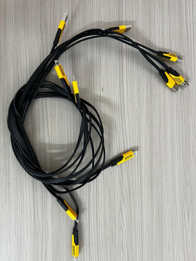 CABLE 2 BOUTS (TYPE C ET iPHONE)