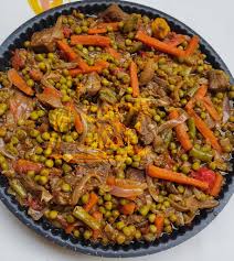 Petit poids avec pomme de terre